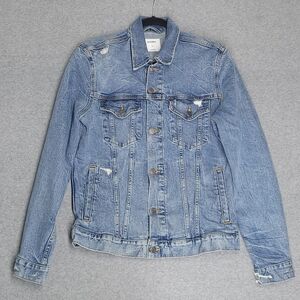 Old Navy DenTrucker Jacket Button Up Sz S Blue